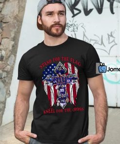 New York Giants Stand For The Flag Kneel For The Cross Shirt