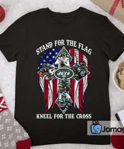 New York Jets Stand For The Flag Kneel For The Cross Shirt 2