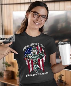 New York Jets Stand For The Flag Kneel For The Cross Shirt 3
