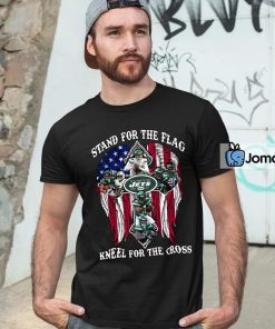 New York Jets Stand For The Flag Kneel For The Cross Shirt 4