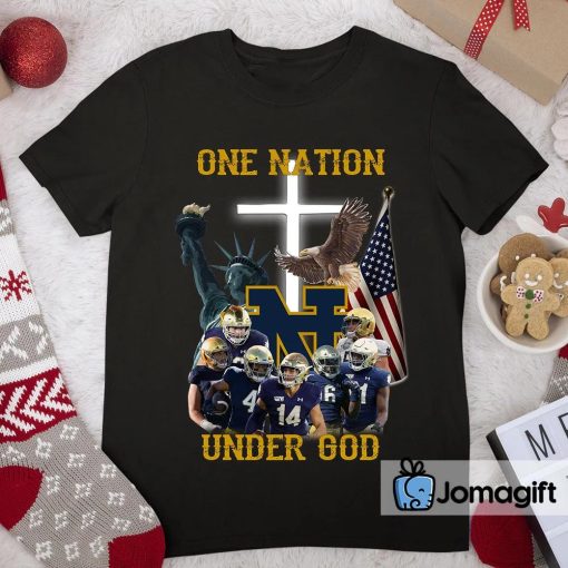 Notre Dame Fighting Irish One Nation Under God Shirt