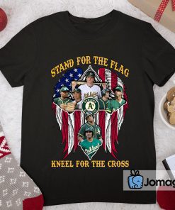 Oakland Athletics Stand For The Flag Kneel For The Cross Shirt 2