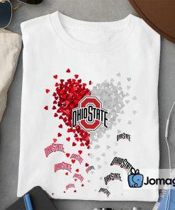 Ohio State Buckeyes Heart Shirt Hoodie Sweater Long Sleeve 2