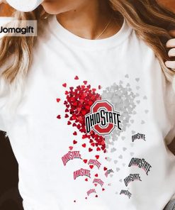 Ohio State Buckeyes Heart Shirt Hoodie Sweater Long Sleeve 3