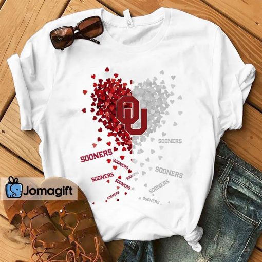 Oklahoma Sooners Heart Shirt, Hoodie, Sweater, Long Sleeve