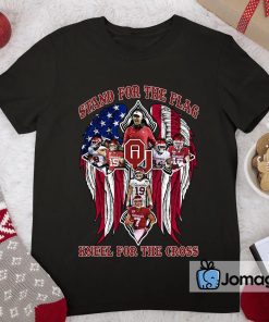 Oklahoma Sooners Stand For The Flag Kneel For The Cross Shirt 2