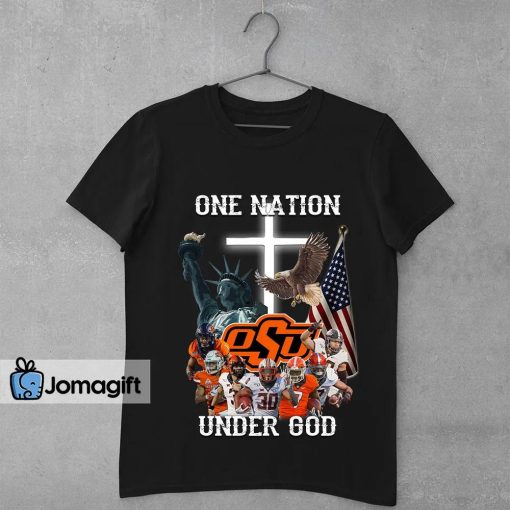 Unique Oklahoma State Cowboys One Nation Under God Shirt