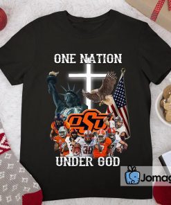 Oklahoma State Cowboys One Nation Under God Shirt 2