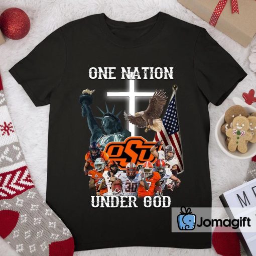 Unique Oklahoma State Cowboys One Nation Under God Shirt