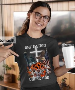 Oklahoma State Cowboys One Nation Under God Shirt 3