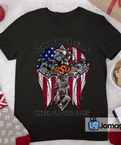 Oklahoma State Cowboys Stand For The Flag Kneel For The Cross Shirt 2