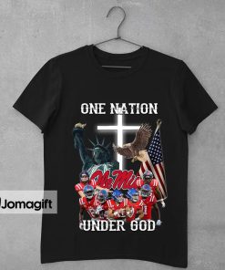 Unique Ole Miss Rebels One Nation Under God Shirt