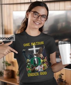 Oregon Ducks One Nation Under God Shirt 3