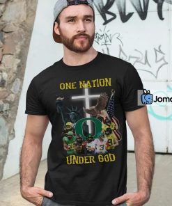 Oregon Ducks One Nation Under God Shirt 4