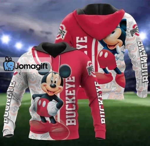 Personalized Ohio State Shirt Mickey Mouse