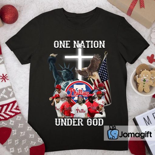 Philadelphia Phillies One Nation Under God Shirt