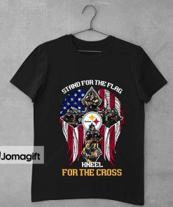 Pittsburgh Steelers Stand For The Flag Kneel For The Cross Shirt 1