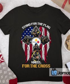 Pittsburgh Steelers Stand For The Flag Kneel For The Cross Shirt 2