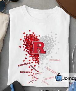 Rutgers Scarlet Knights Heart Shirt Hoodie Sweater Long Sleeve 2