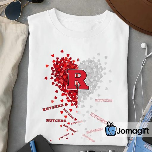 Rutgers Scarlet Knights Heart Shirt, Hoodie, Sweater, Long Sleeve