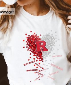 Rutgers Scarlet Knights Heart Shirt Hoodie Sweater Long Sleeve 3