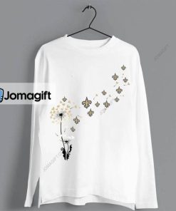 Saints Long Sleeve Shirt Dandelion Flower 1