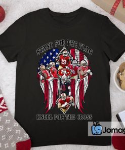 San Francisco 49ers Stand For The Flag Kneel For The Cross Shirt 2