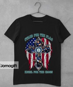 Seattle Mariners Stand For The Flag Kneel For The Cross Shirt 1