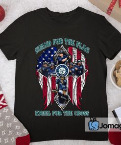Seattle Mariners Stand For The Flag Kneel For The Cross Shirt 2