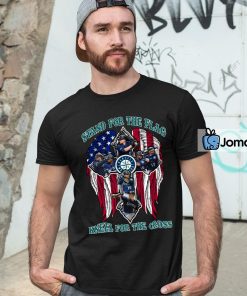 Seattle Mariners Stand For The Flag Kneel For The Cross Shirt