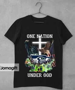 Seattle Seahawks One Nation Under God Shirt 1