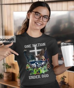 Seattle Seahawks One Nation Under God Shirt 3