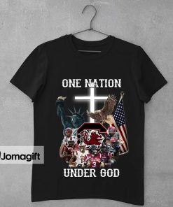 Unique South Carolina Gamecocks One Nation Under God Shirt