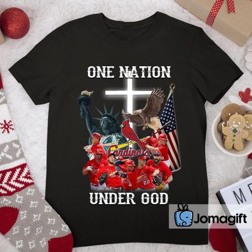 St. Louis Cardinals One Nation Under God Shirt