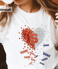 Syracuse Orange Heart Shirt Hoodie Sweater Long Sleeve 3