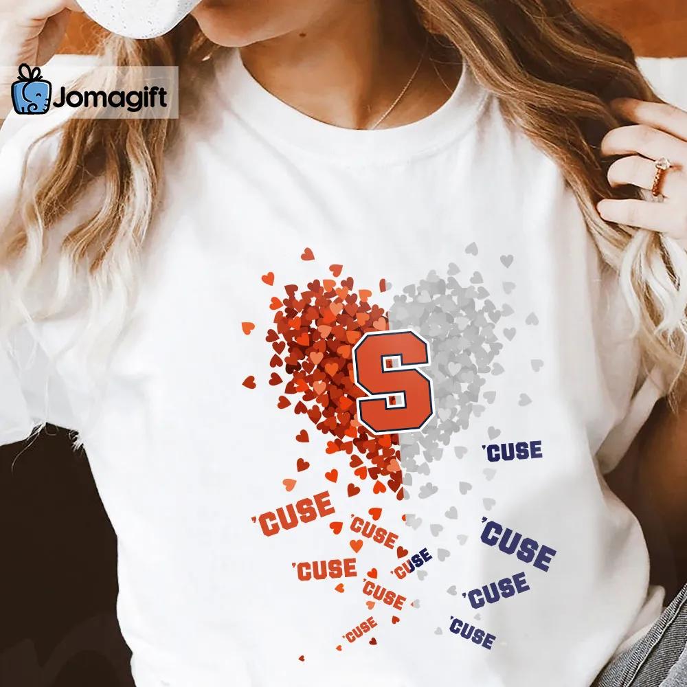 Syracuse Orange Heart Shirt, Hoodie, Sweater, Long Sleeve