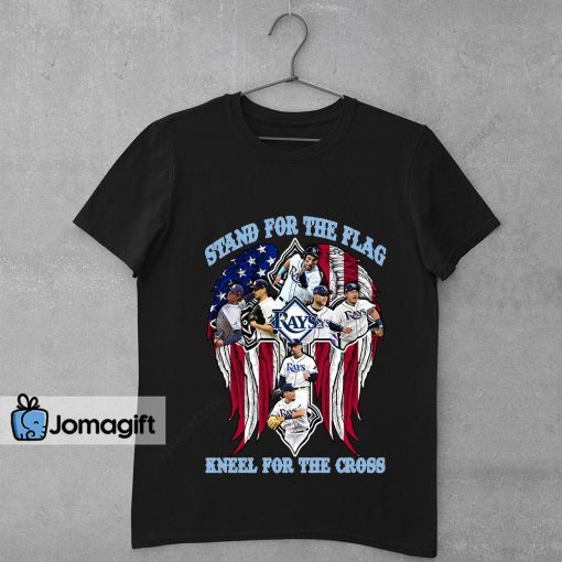 Tampa Bay Rays Stand For The Flag Kneel For The Cross Shirt
