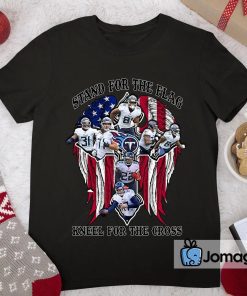 Tennessee Titans Stand For The Flag Kneel For The Cross Shirt 2