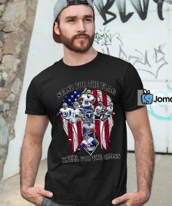 Tennessee Titans Stand For The Flag Kneel For The Cross Shirt 4