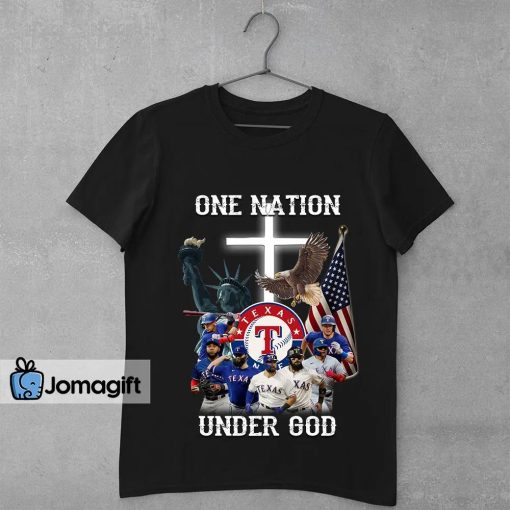 Texas Rangers One Nation Under God Shirt