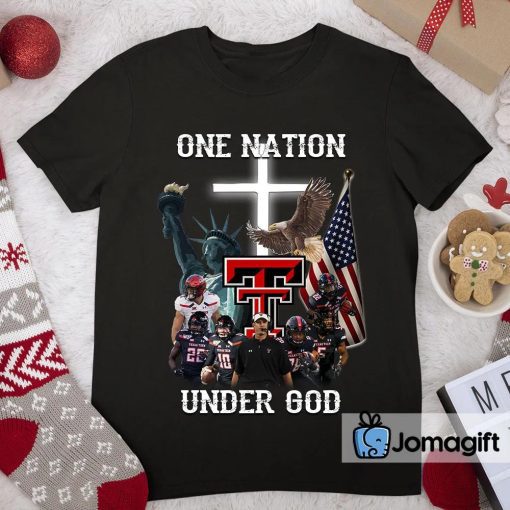 Unique Texas Tech Red Raiders One Nation Under God Shirt