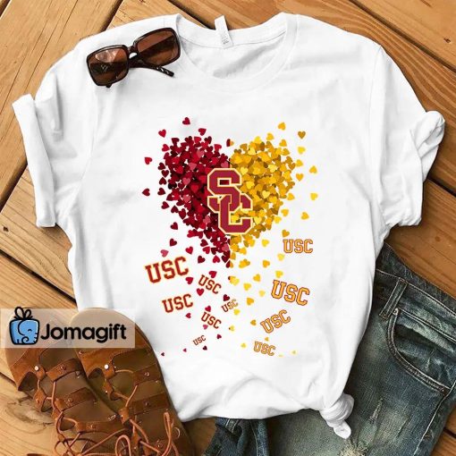 USC Trojans Heart Shirt, Hoodie, Sweater, Long Sleeve