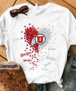 Utah Utes Heart Shirt Hoodie Sweater Long Sleeve 1