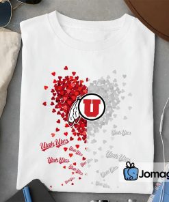 Utah Utes Heart Shirt Hoodie Sweater Long Sleeve 2