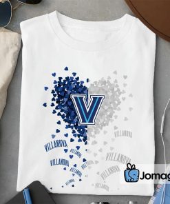 Villanova Wildcats Heart Shirt Hoodie Sweater Long Sleeve 2