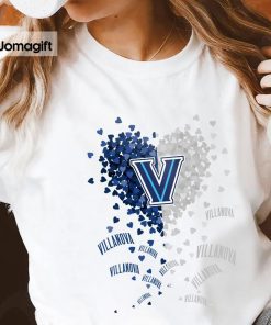Villanova Wildcats Heart Shirt Hoodie Sweater Long Sleeve 3