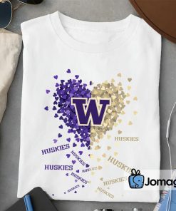 Washington Huskies Heart Shirt Hoodie Sweater Long Sleeve 2