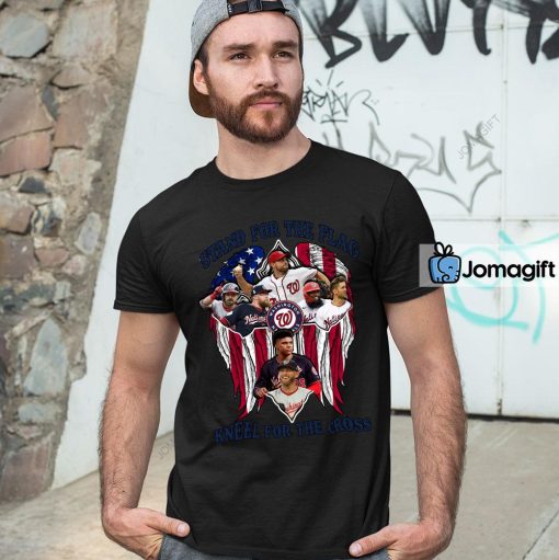 Washington Nationals Stand For The Flag Kneel For The Cross Shirt