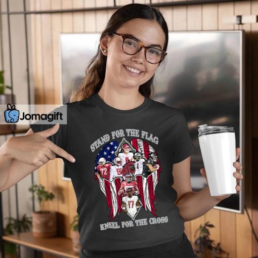 Washington State Cougars Stand For The Flag Kneel For The Cross Shirt