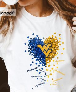 West Virginia Mountaineers Heart Shirt, Hoodie, Sweater, Long Sleeve